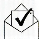 Email icon representing confirmation